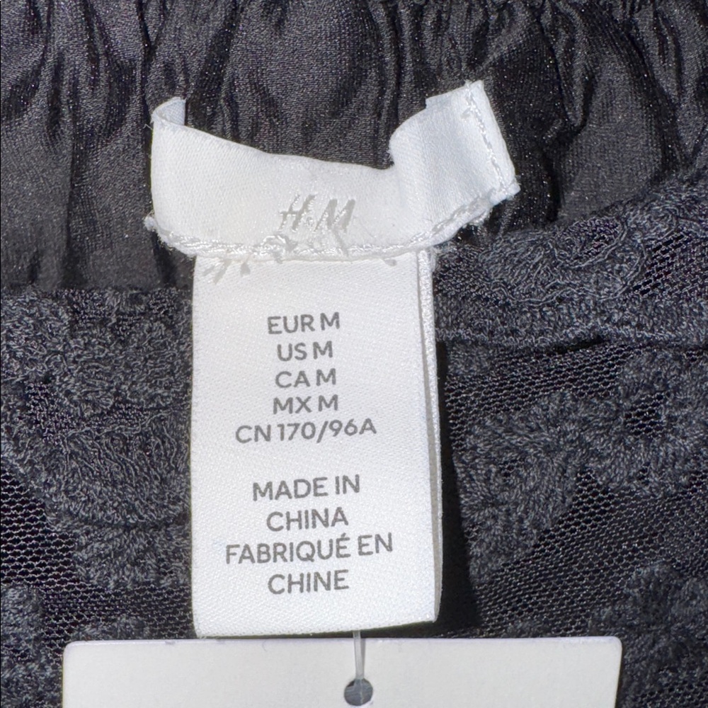 H&M Black Maxi Skirt/ Levincino dress with black lace, size M - Picture 6 of 13